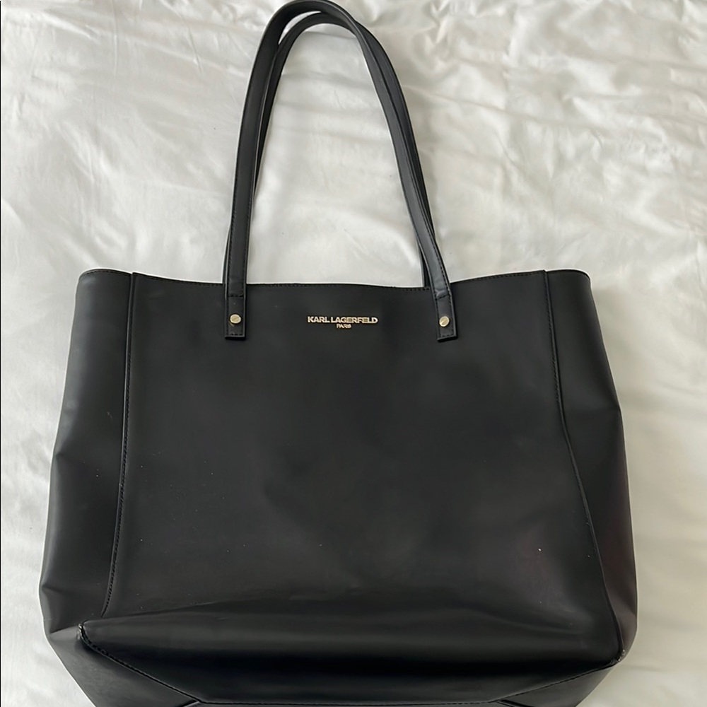 Karl Lagerfeld Sleek Black Tote